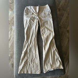 Wild Fable Women's Cream Flare Jeans